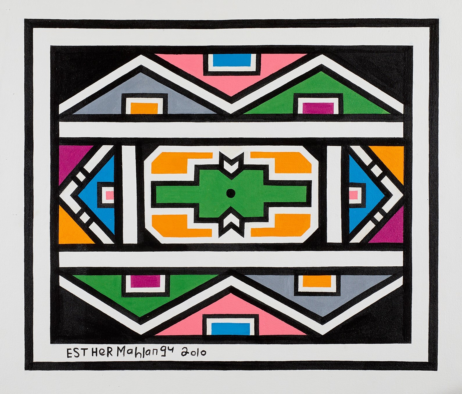 Esther Mahlangu_E071 70x83 2010