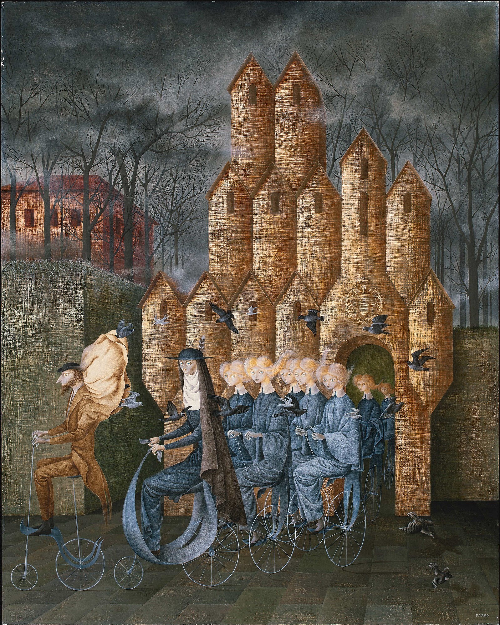 Remedios Varo - To The Tower 1961. Private collect