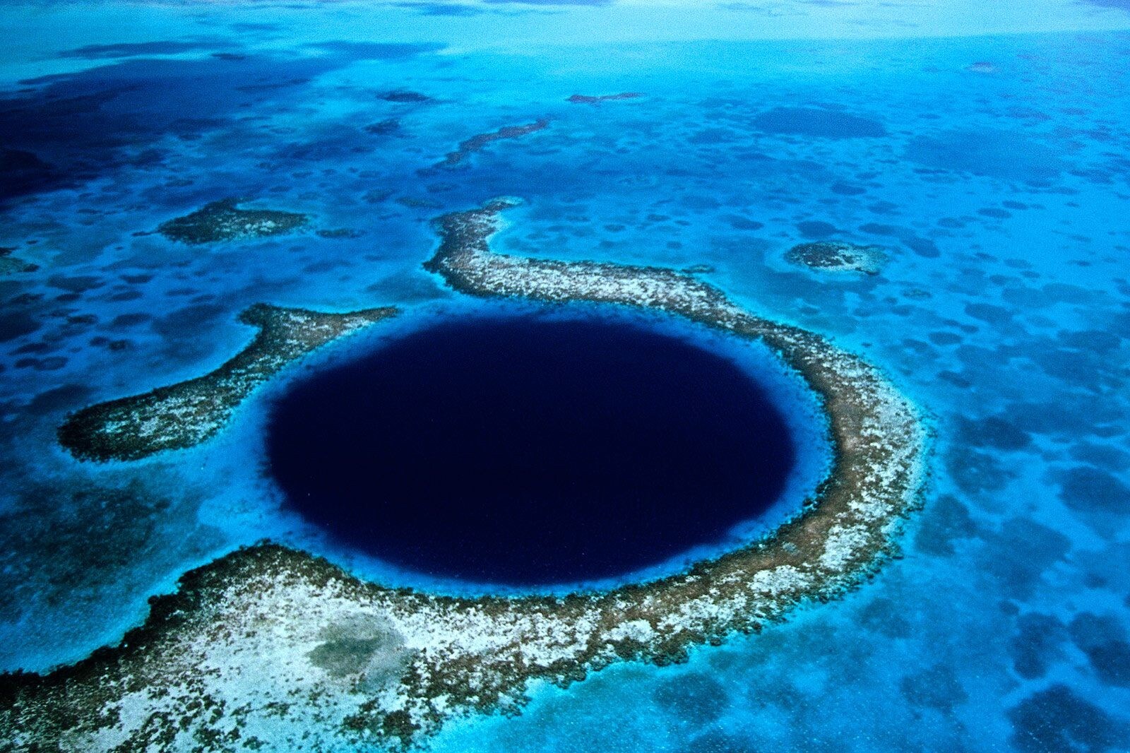 Air View of the Great Blue Hole