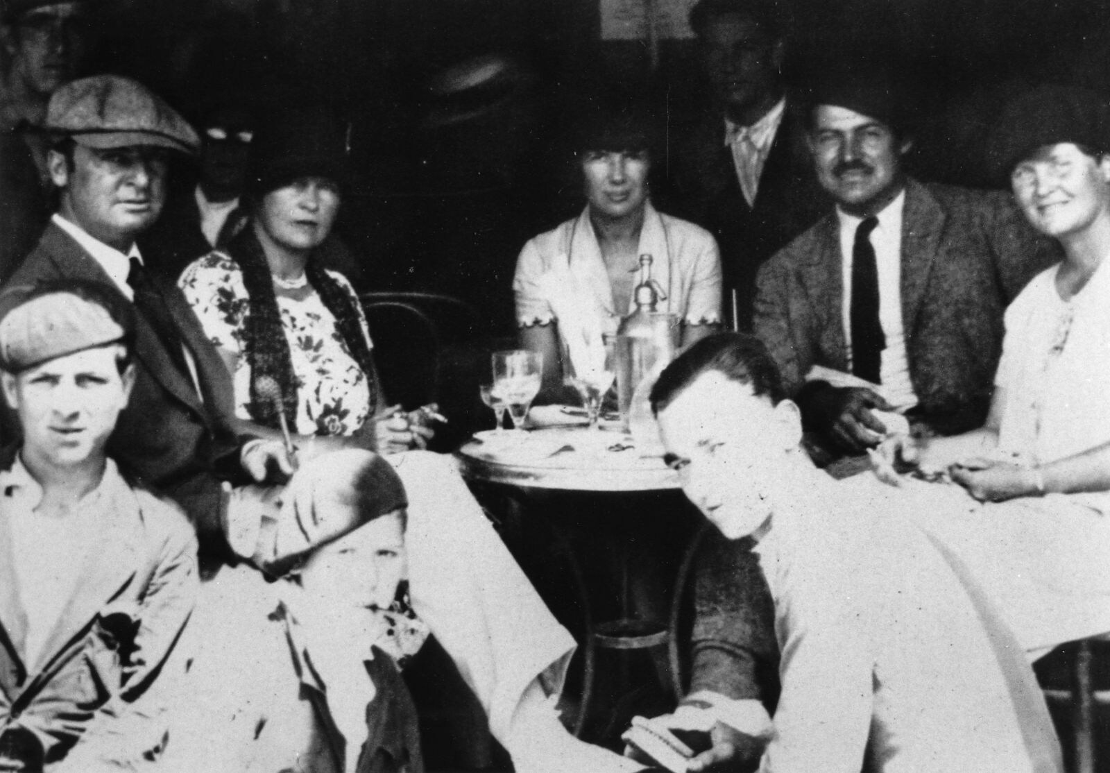 Gerald Murphy, Sara Murphy, Pauline Pfeiffer, Ernest Hemingw