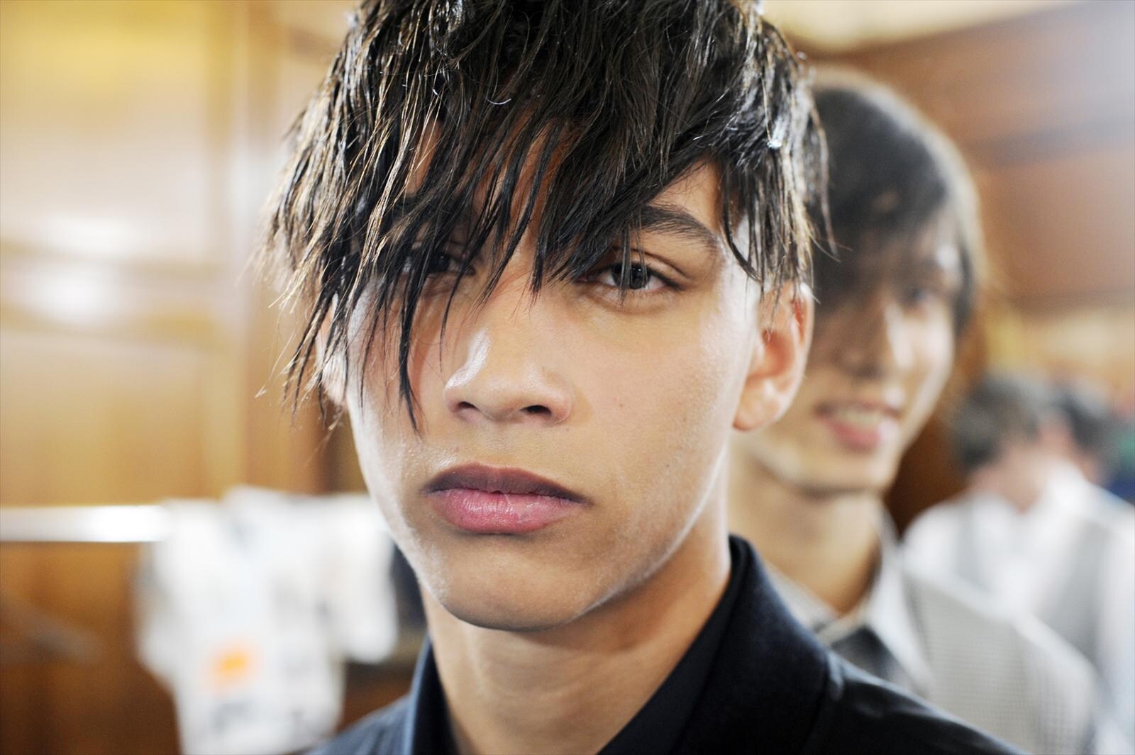 Jackson Hale in S/S15 Alexander McQueen