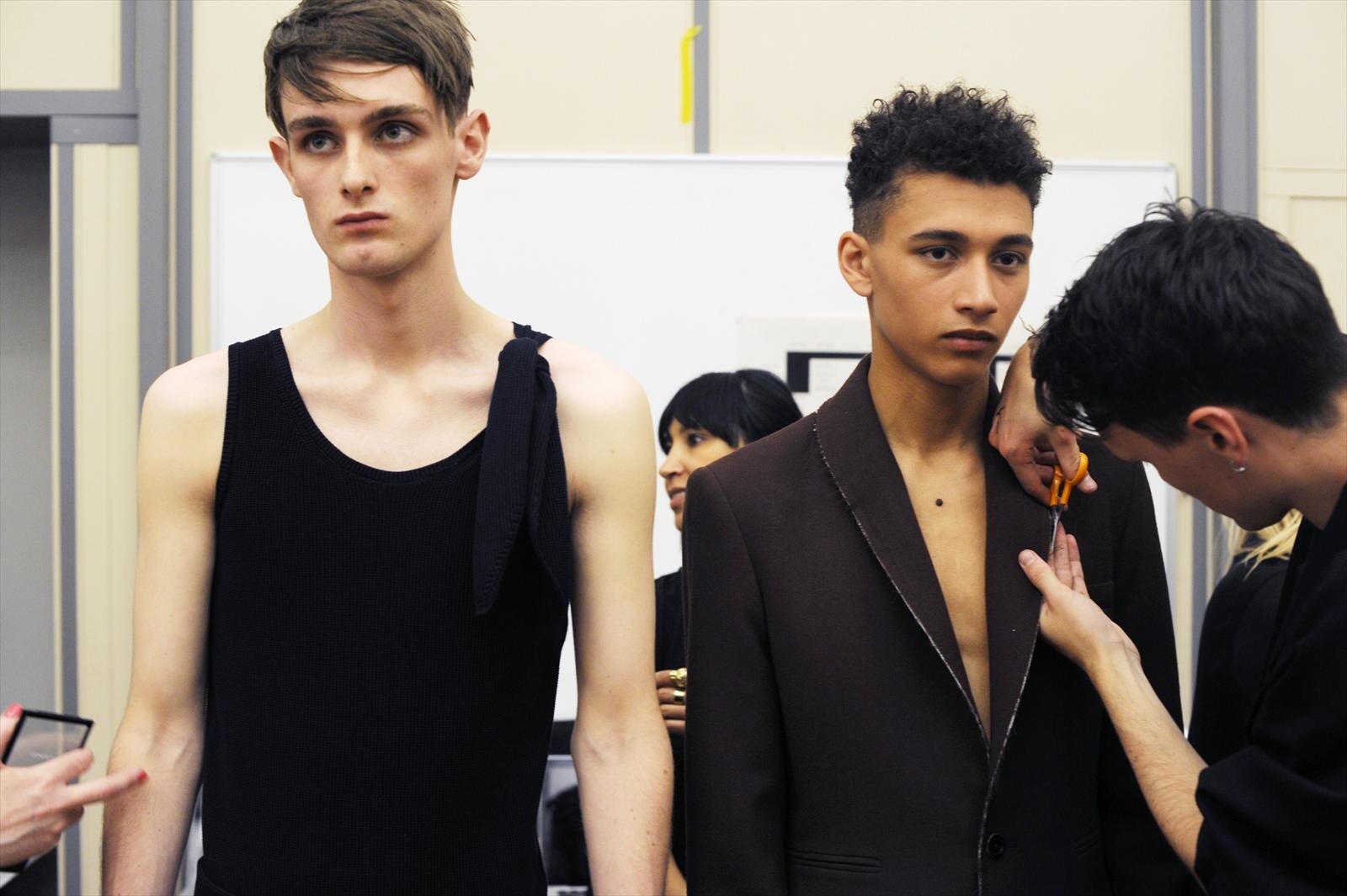 Jackson Hale in S/S15 JW Anderson