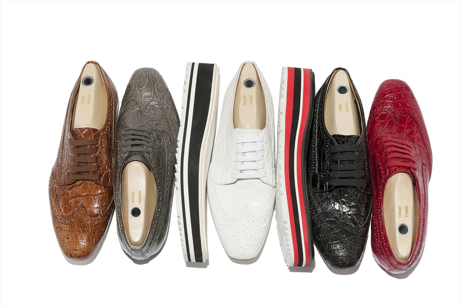 Prada made-to-order footwear, precious skins