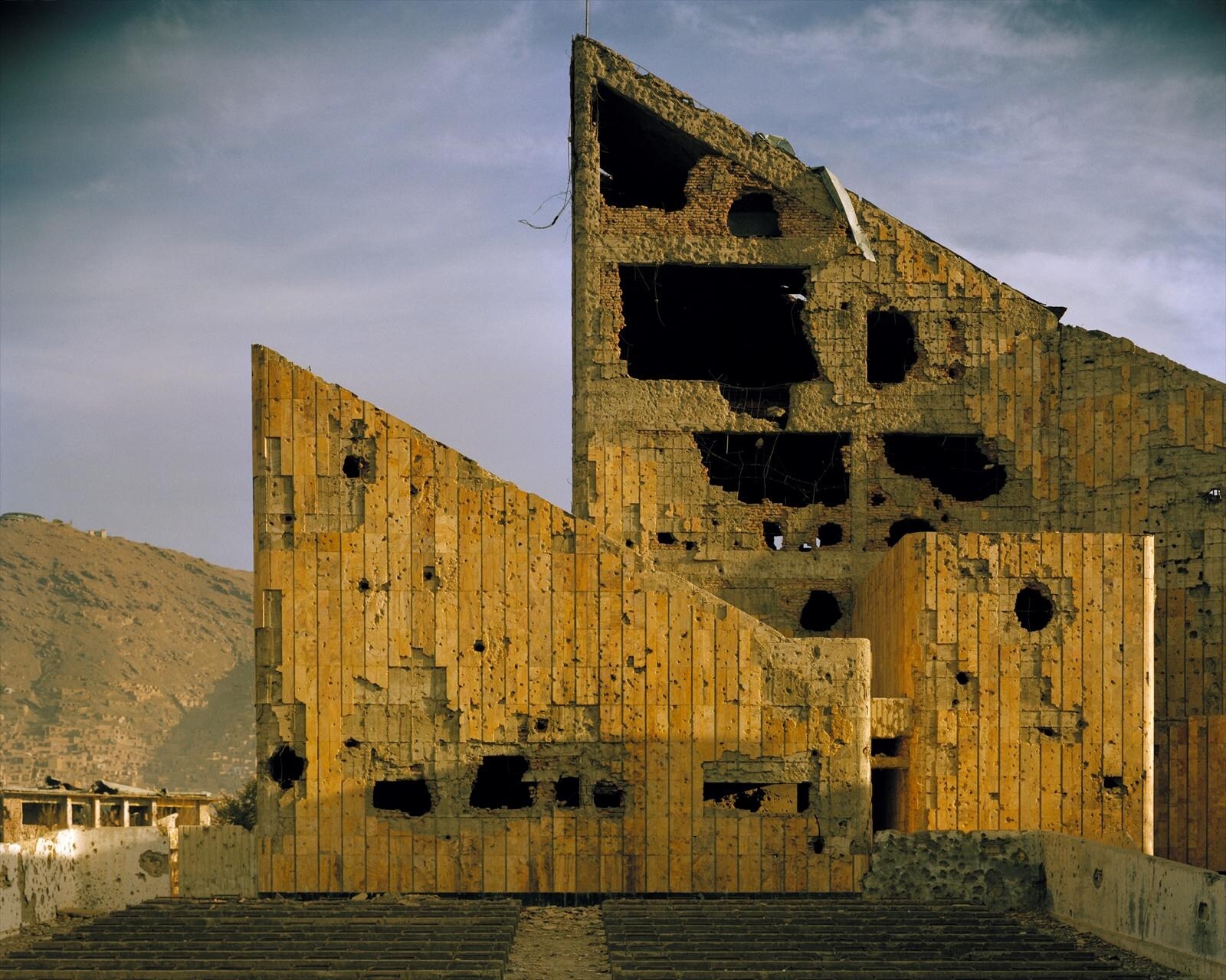 Simon Norfolk. Former Soviet-era &#39;Palace of Culture&#39;, Kabul,