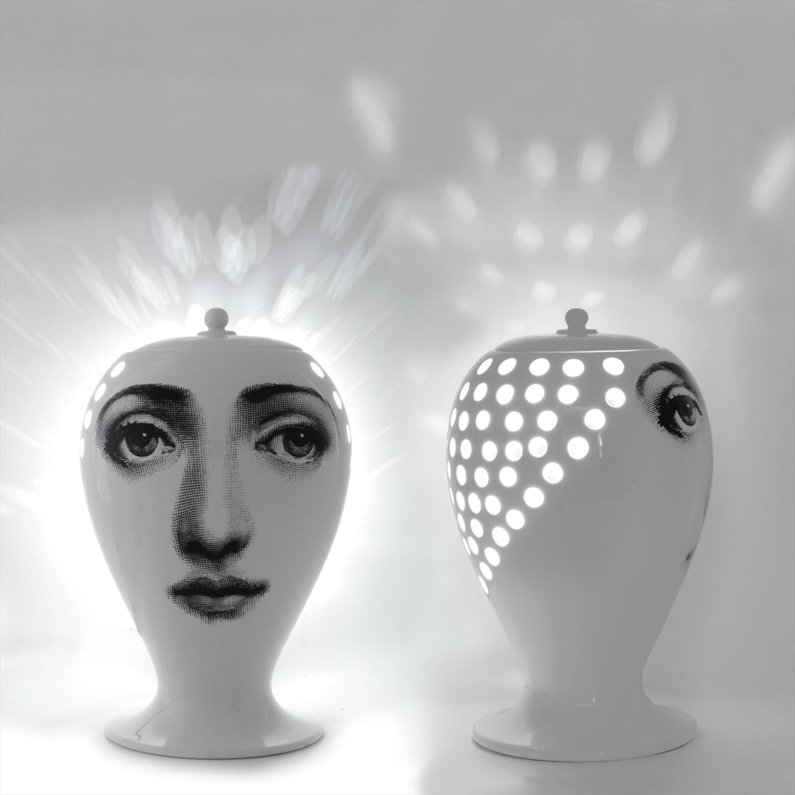 Ceramic vase by Bitossi Ceramiche, by Fornasetti