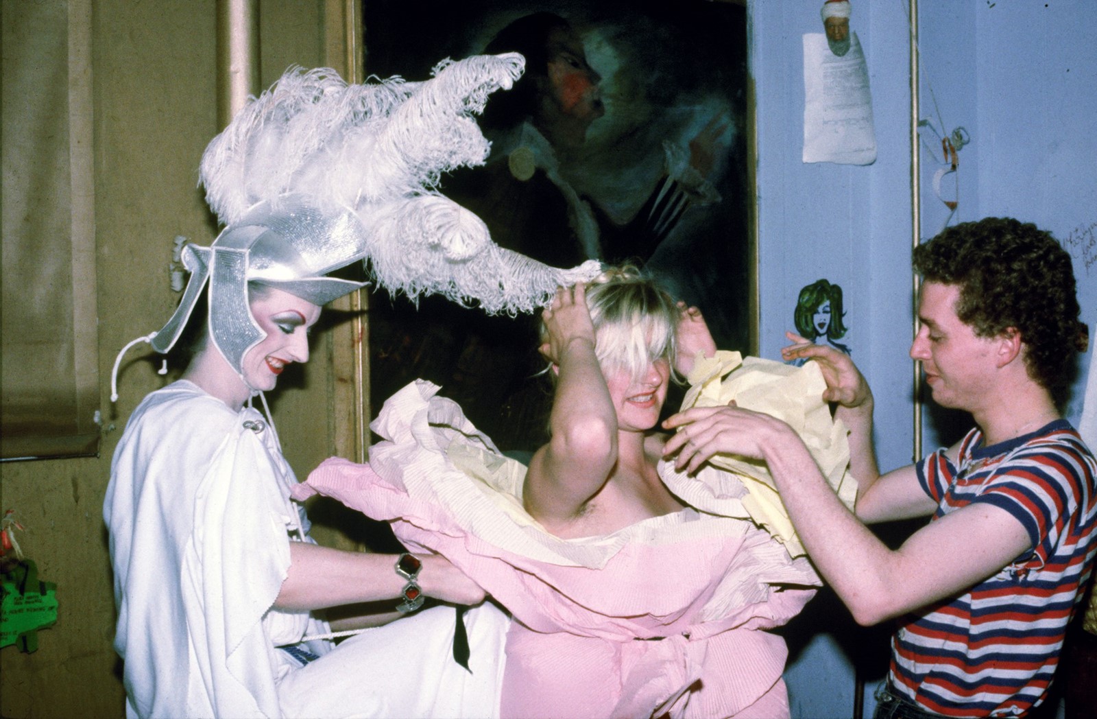 Neo Naturists, Paper Dress at the Embassy Club wit