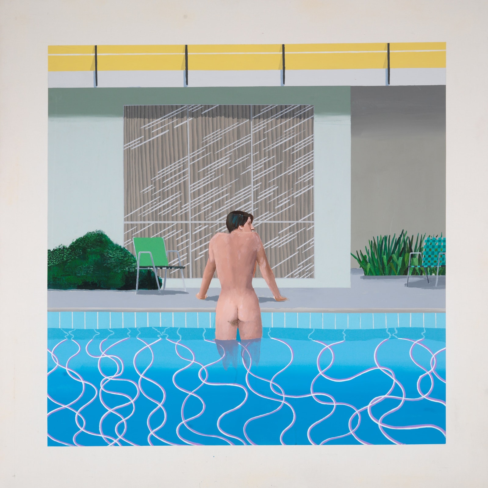Peter Getting Out of Nick's Pool