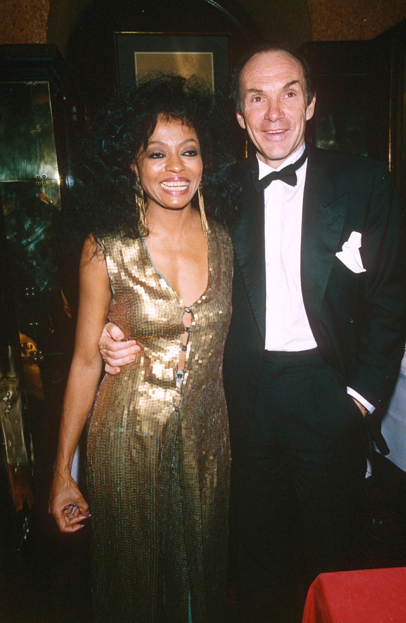 Diana Ross and Arne Naess, Annabel&#39;s 1991