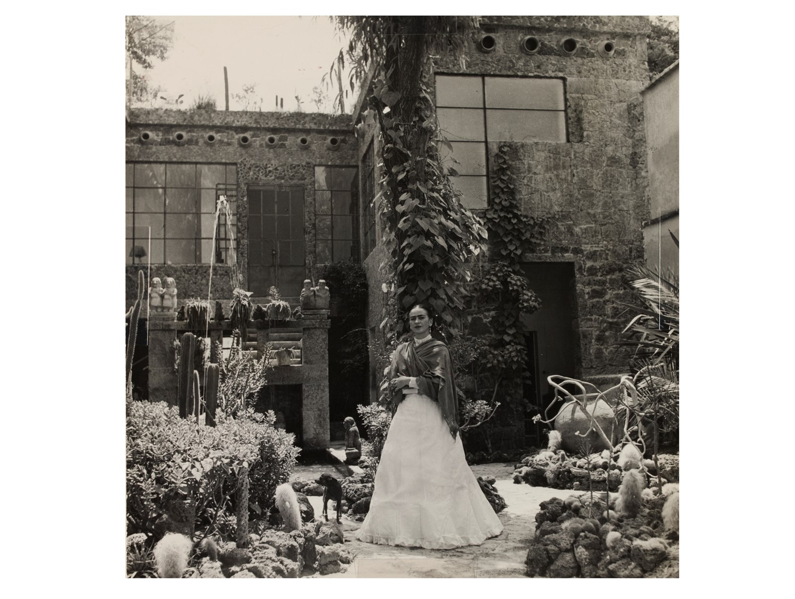 Frida in her Aztec Garden