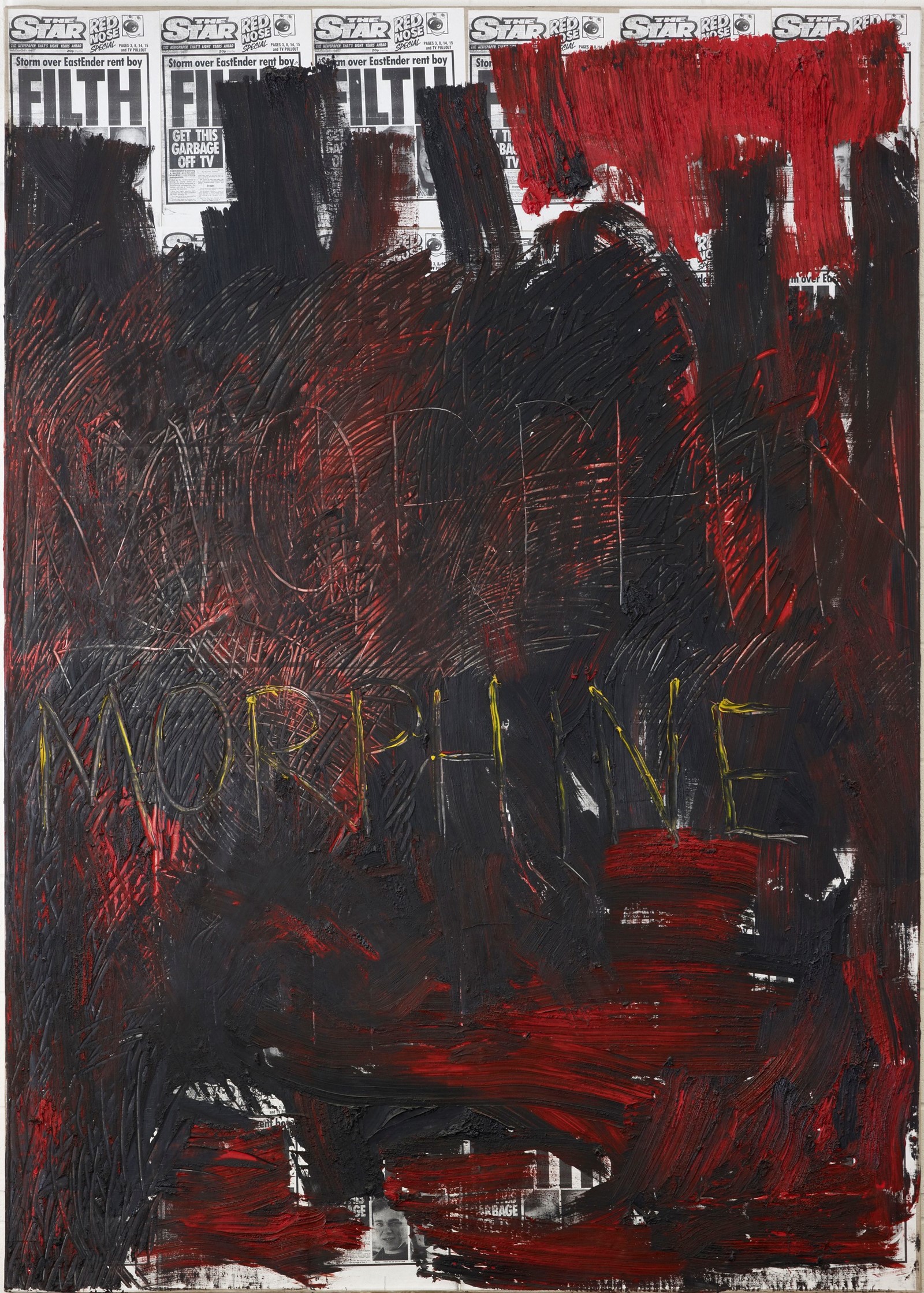 3. Morphine, 1992, Oil on canvas. 251.5 x 179cm, A