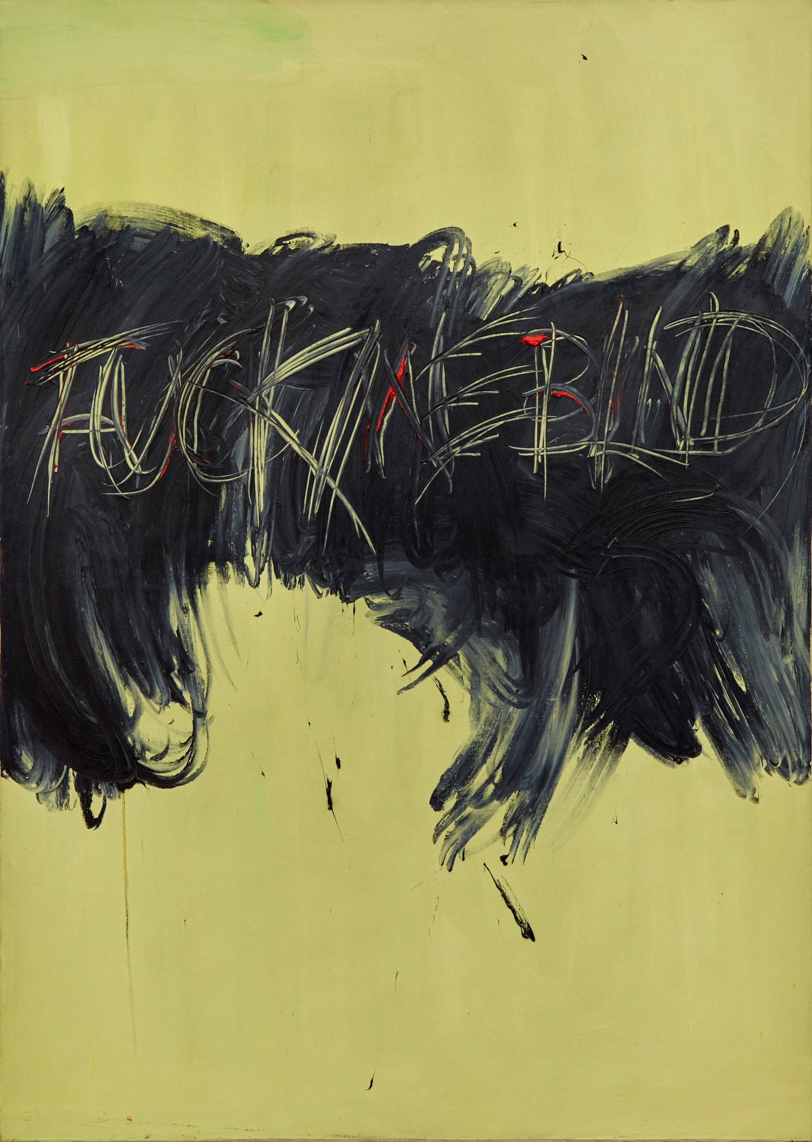 4. Fuck me blind, 1993,Oil on canvas, 251 x 179 cm