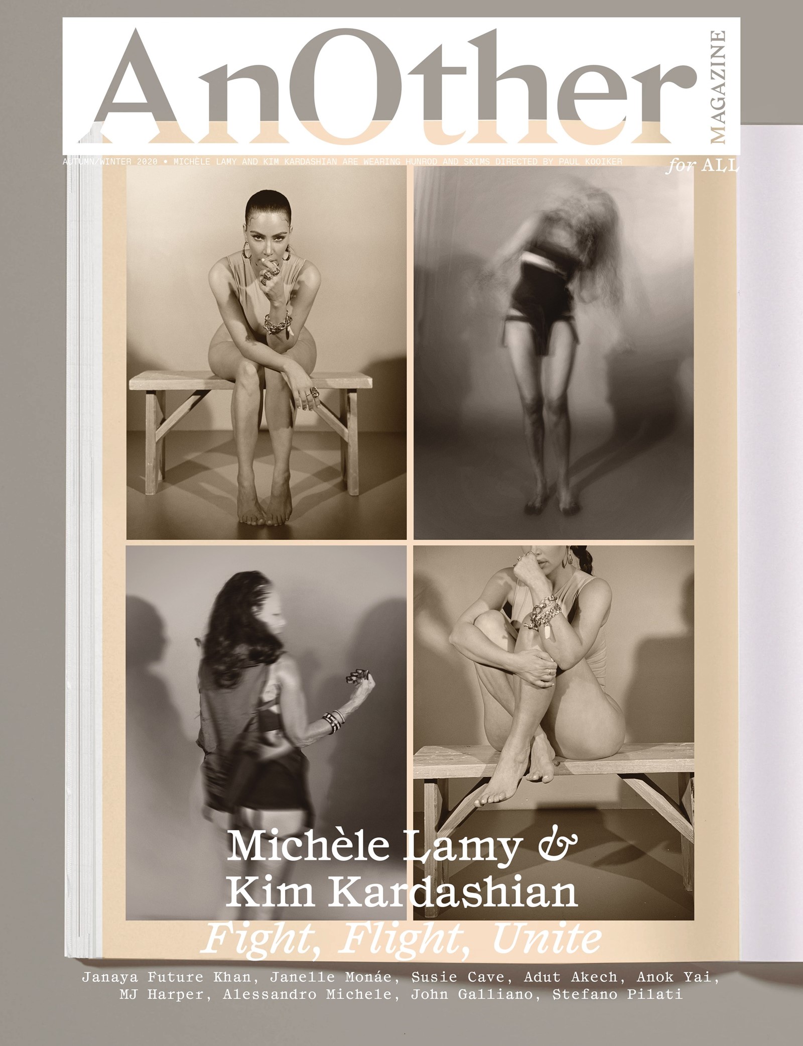 Kim Kardashian Michele Lamy AnOther Magazine cover Kanye