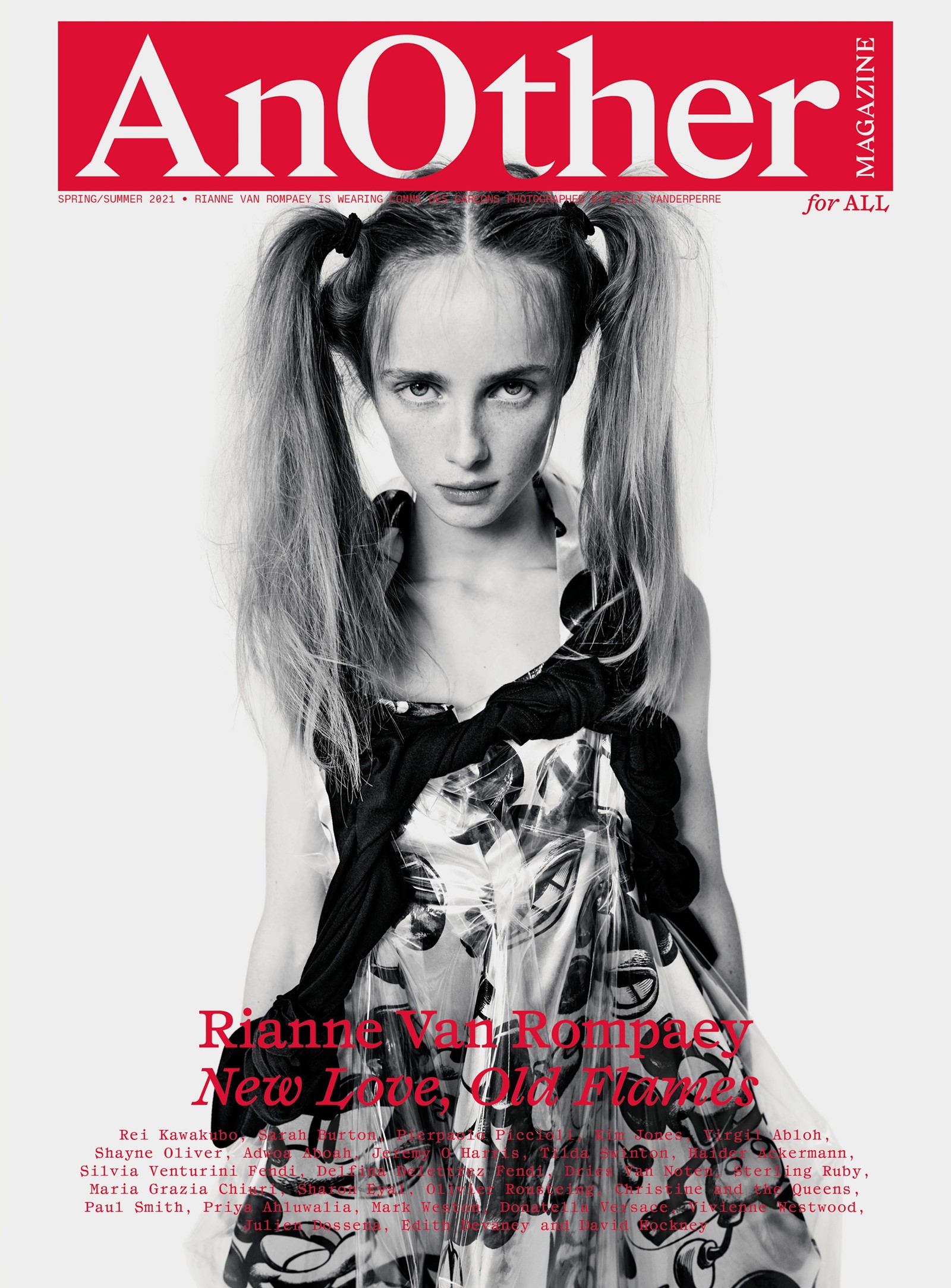 Rianne Van Rompaey Willy Vanderperre AnOther Magazine cover