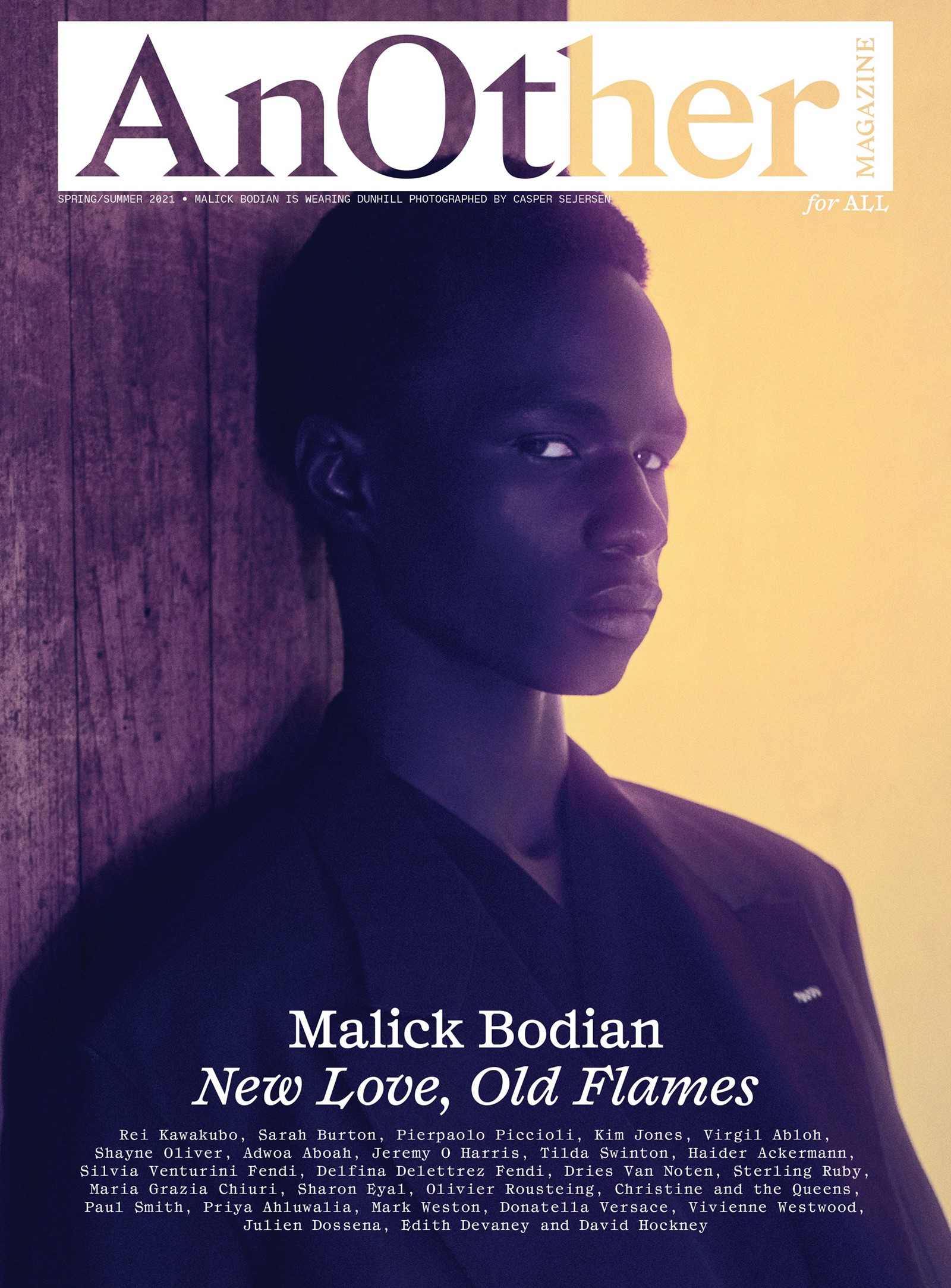 Malick Bodian Casper Sejersen AnOther Magazine cover 2021