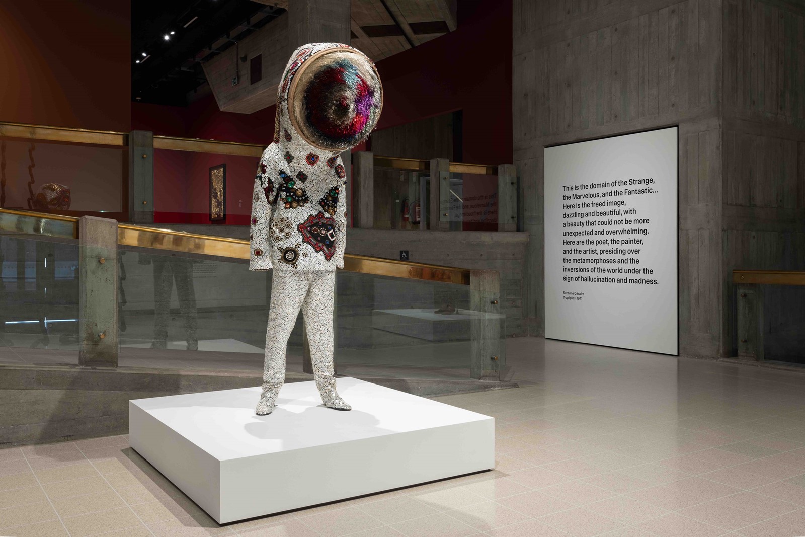 Installation View of Nick Cave, Soundsuit, 2014 at