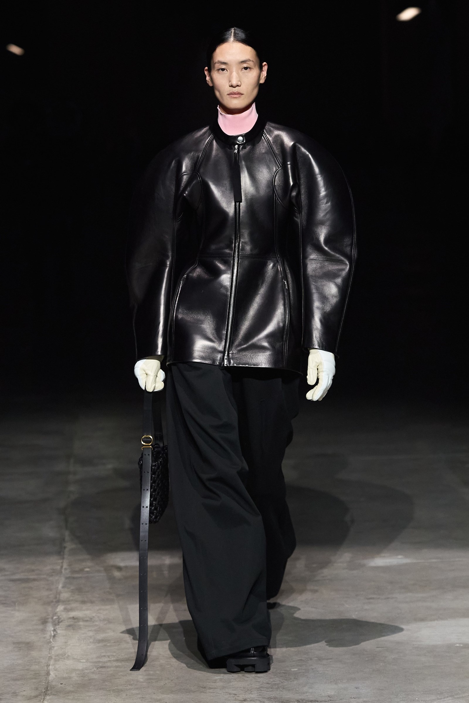 JIL SANDER 00s Archive leather jacketmadeinItaly