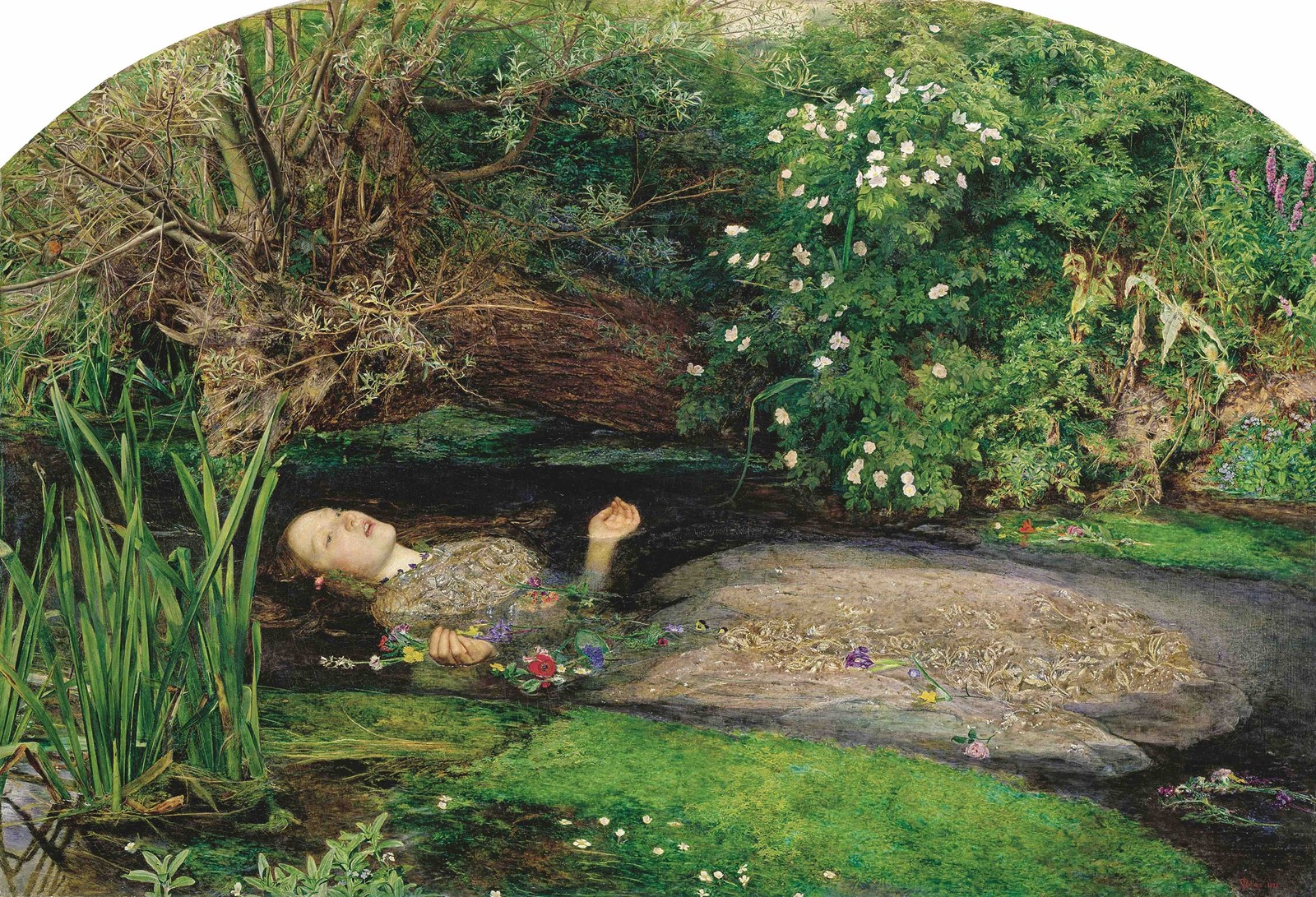 John Everett Millais, Ophelia 1851–2