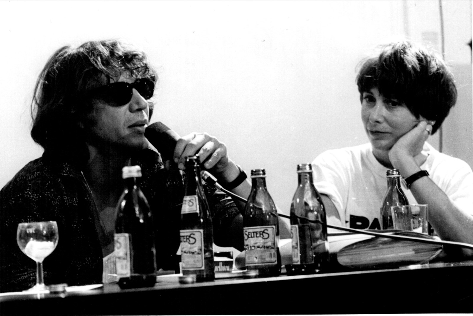 Richard Hell and Chris Kraus