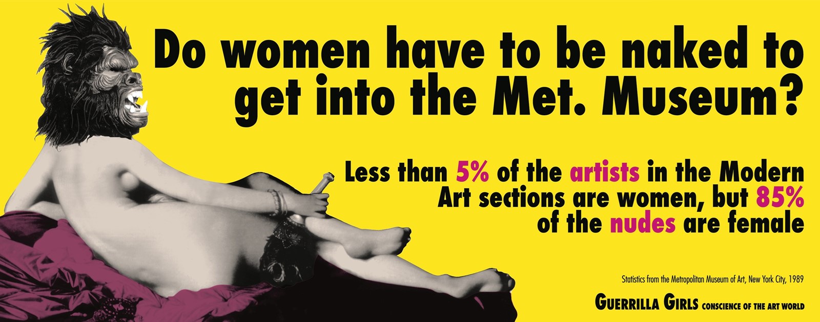 Laugh, Cry, Fight! With The Guerrilla Girls Feminist Artists