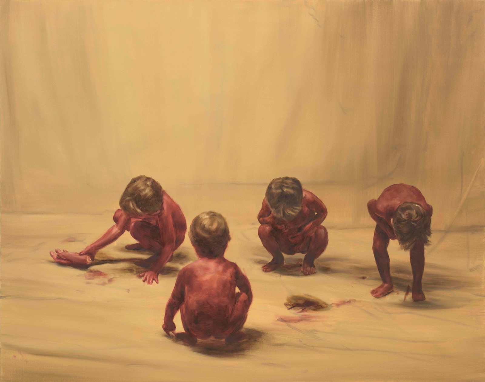 A Confrontation at the Zoo by Micha&#235;l Borremans