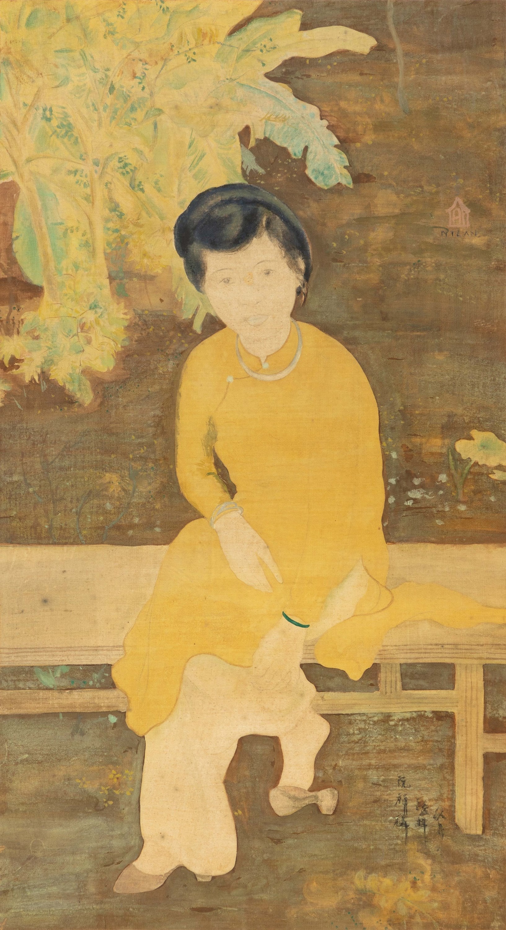 Nguyen Tuong Lan (1906-1946), Femme assise, circa 