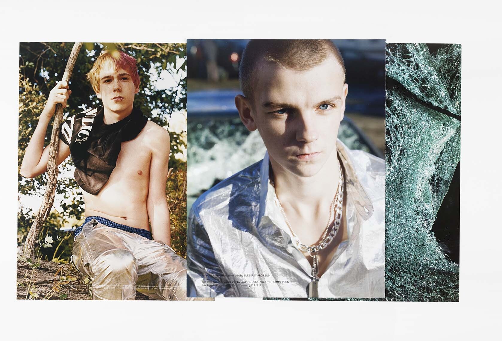 From left: Another Man issue 1, 2005; Another Man issue 4, 2