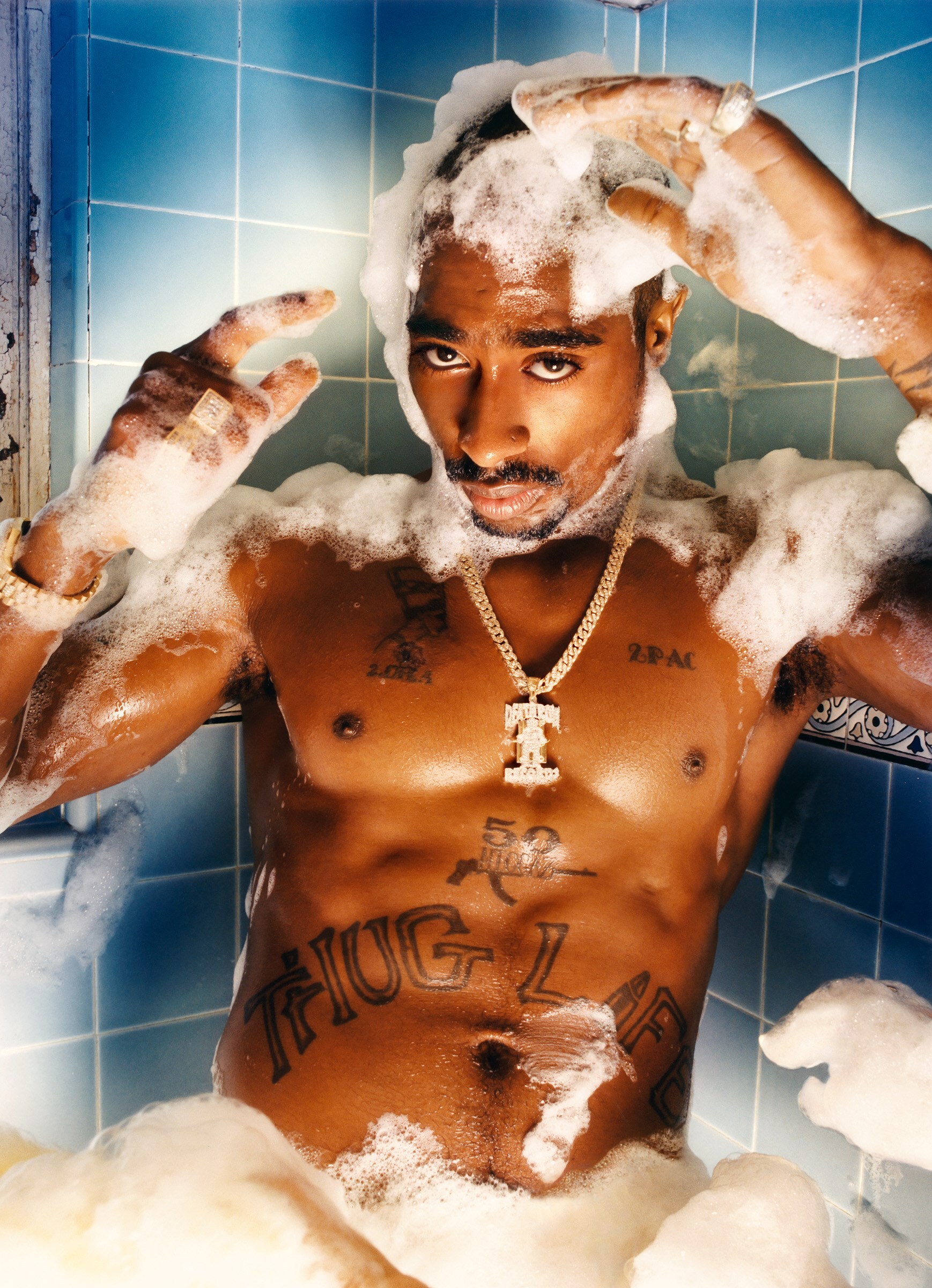 David LaChapelle - detail of &#39;Vox Populi&#39; wheatpas