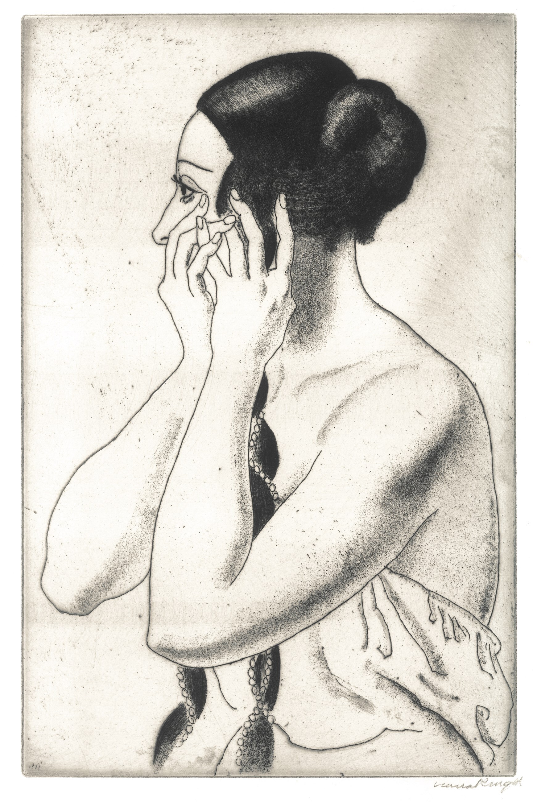 LAURA KNIGHT_Gilding the Lily_courtesy The Fine Ar