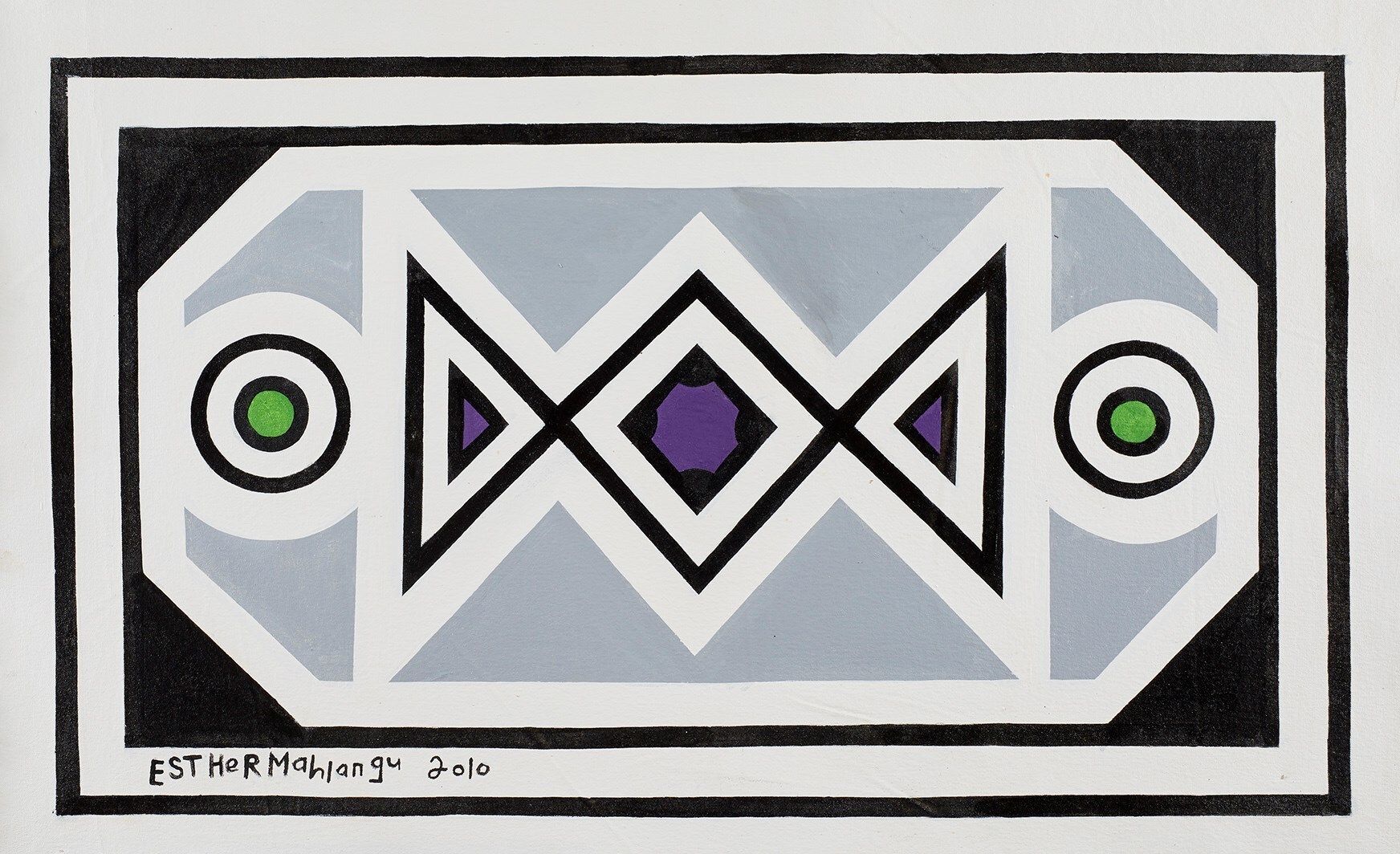 Esther Mahlangu_E108 55,5x95 2010