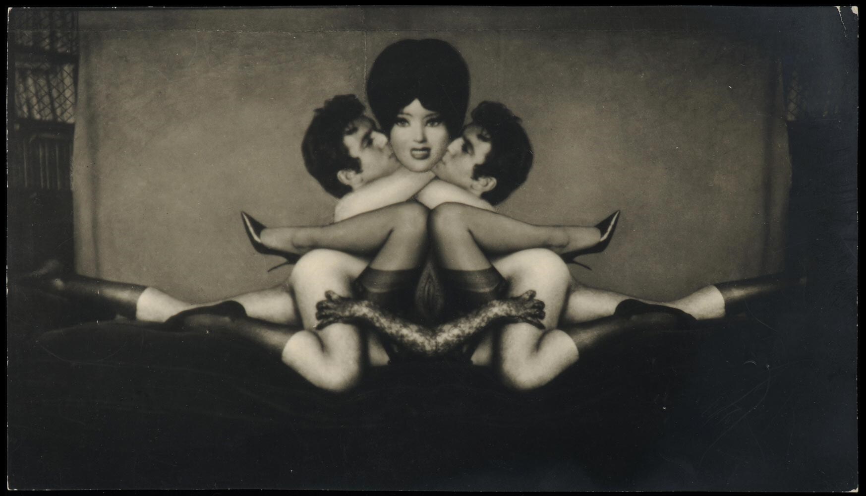 Photomontage--Le-double,-tirage-argentique-d’époq