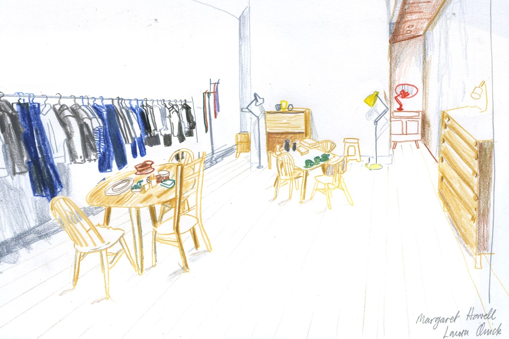 store drawing