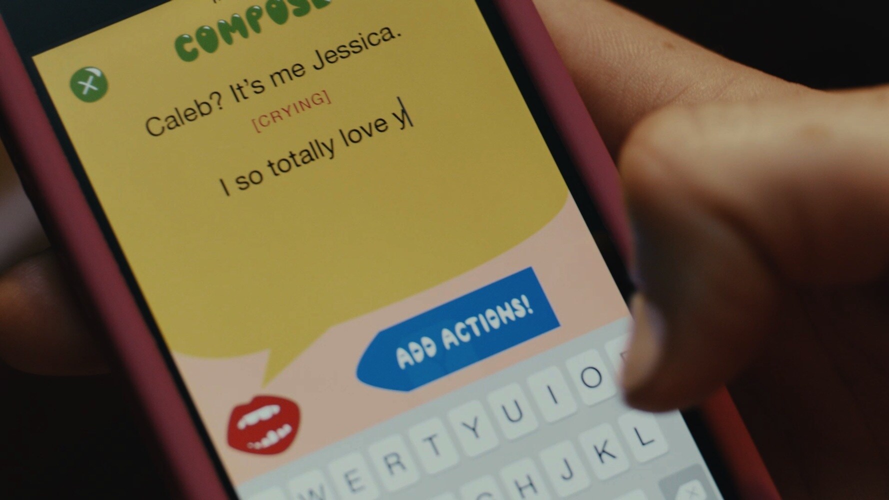 Still from Somebody by Miranda July