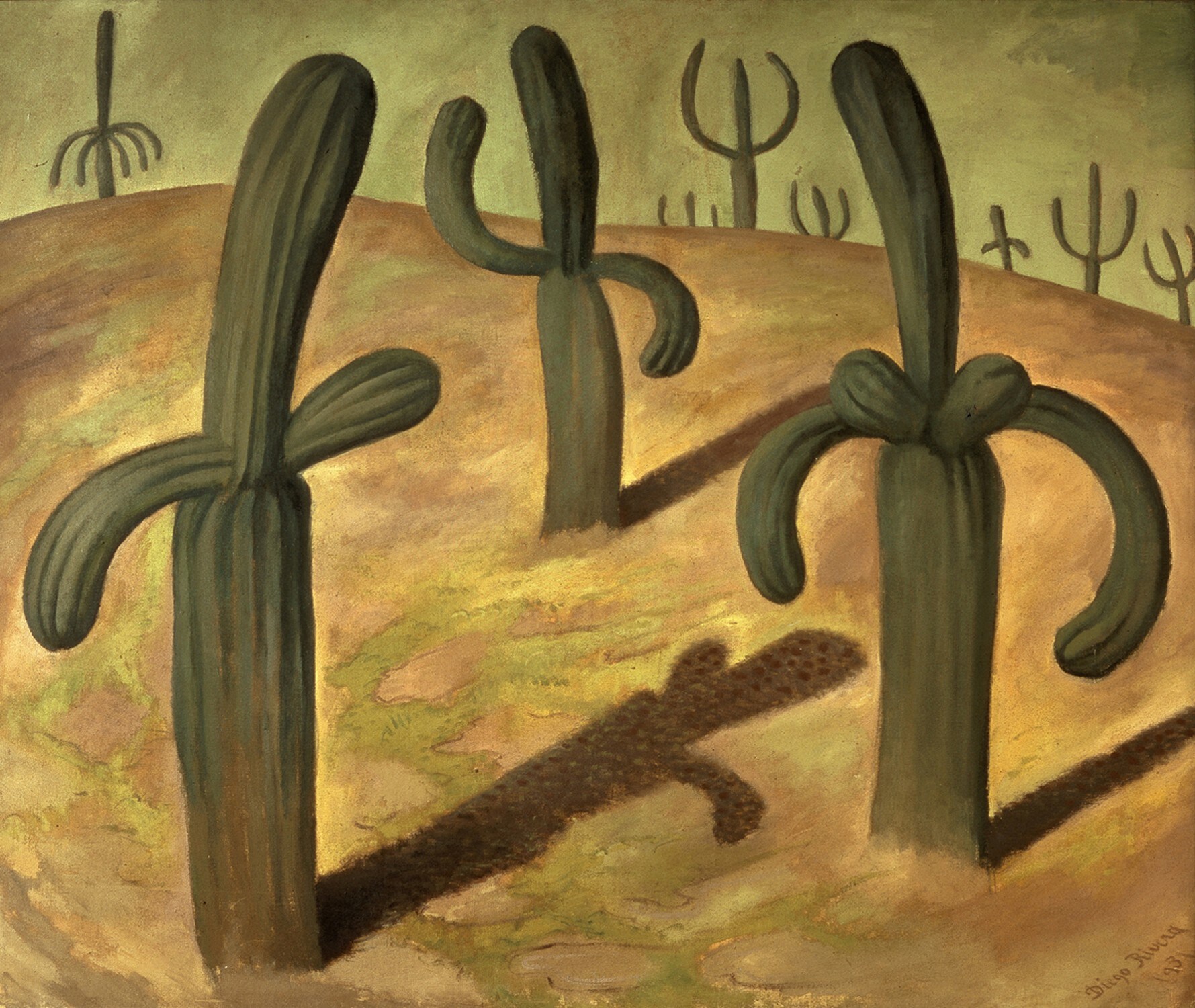 Diego Rivera, Landscape with Cacti, 1931