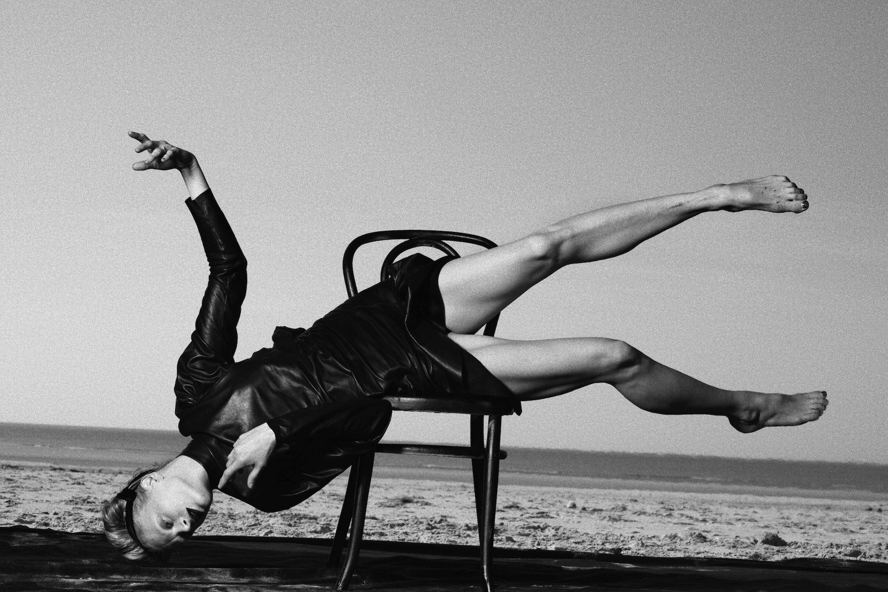 Kristen McMenamy for Vogue Italy, Le Touquet, France