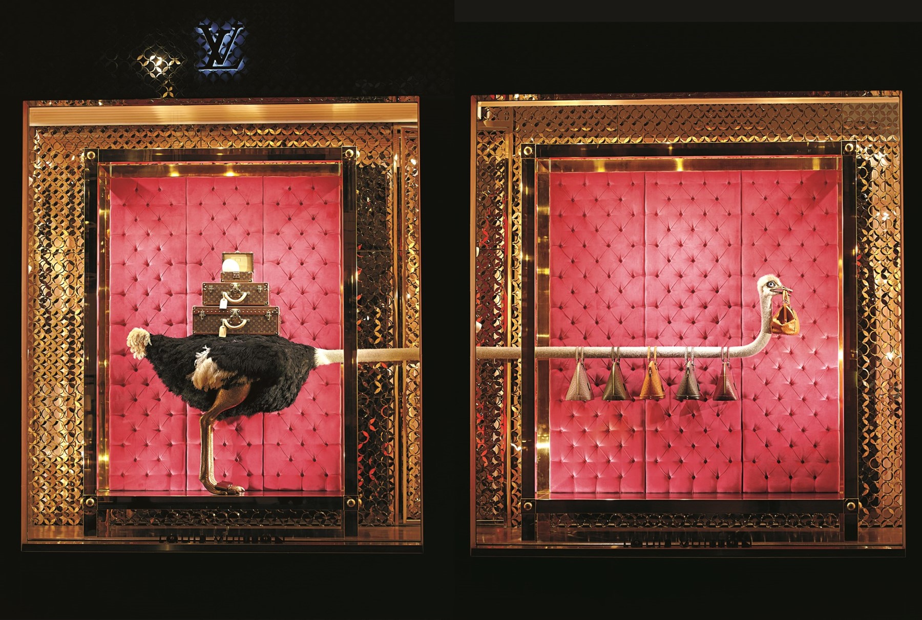 MesVitrinesNYC: Louis Vuitton at Galeries Lafayette Holiday Windows