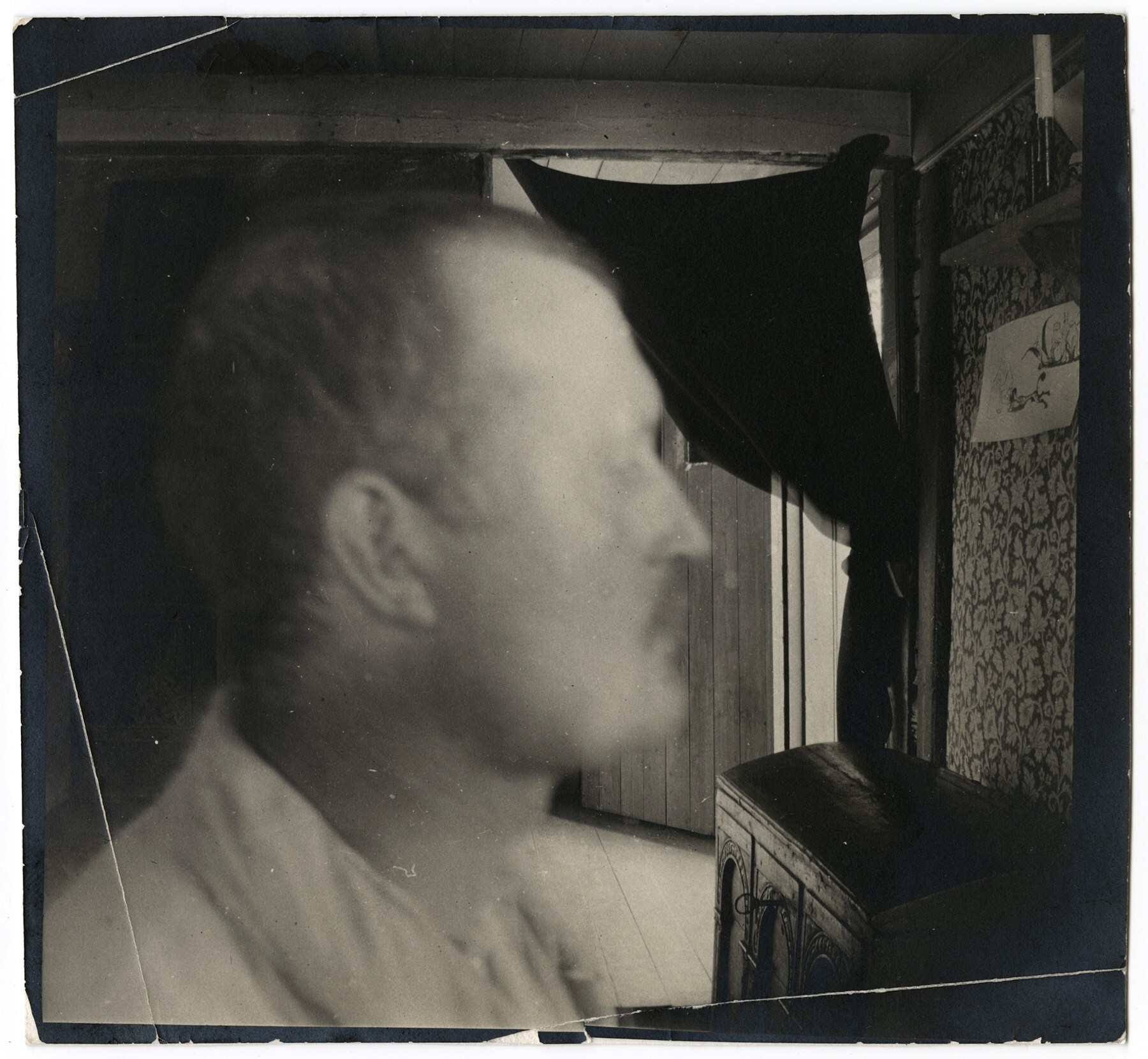 7. Self-Portrait in Profile