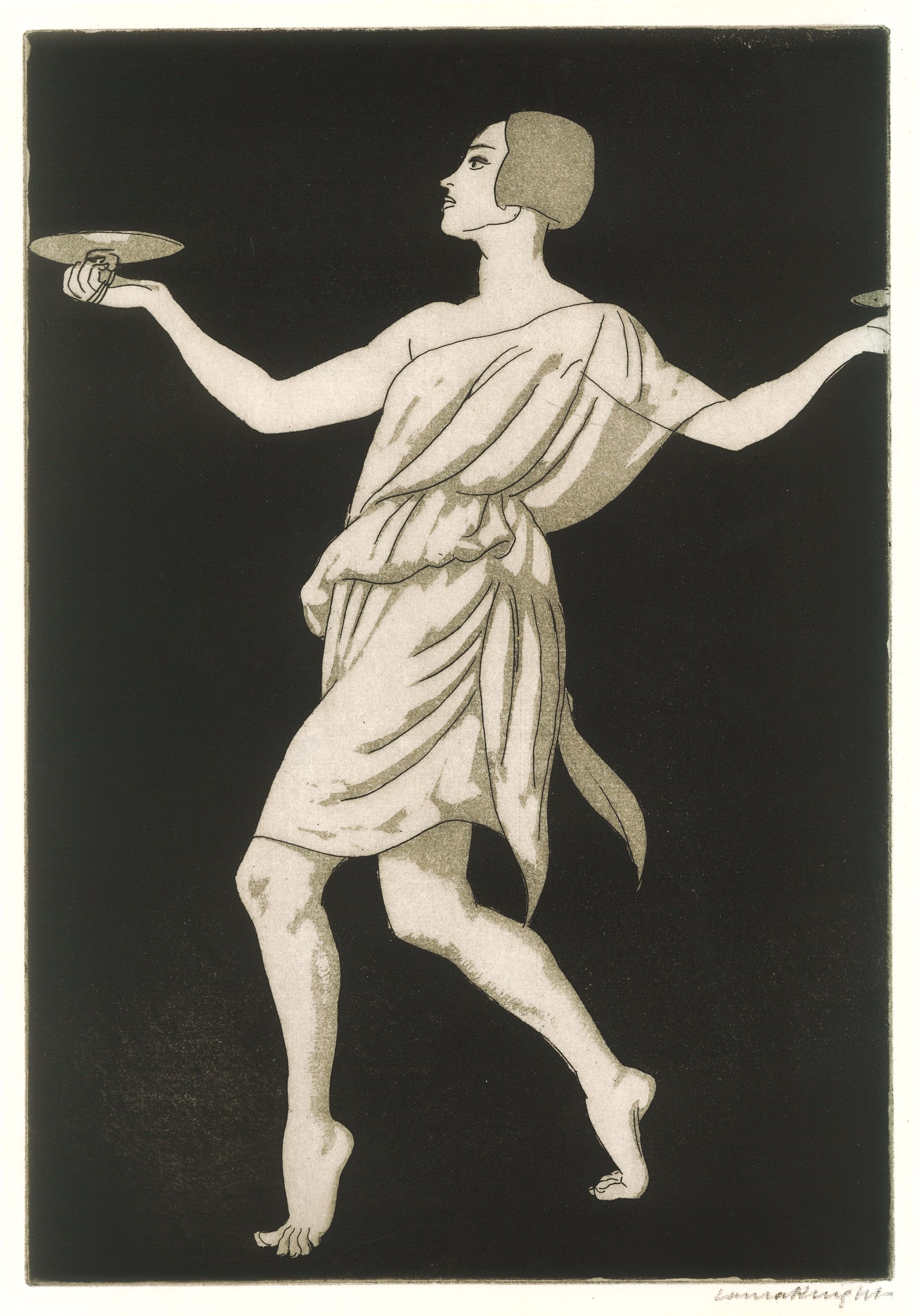 LAURA KNIGHT_Grecian Dancer no.1 (Pavlova)_courtes