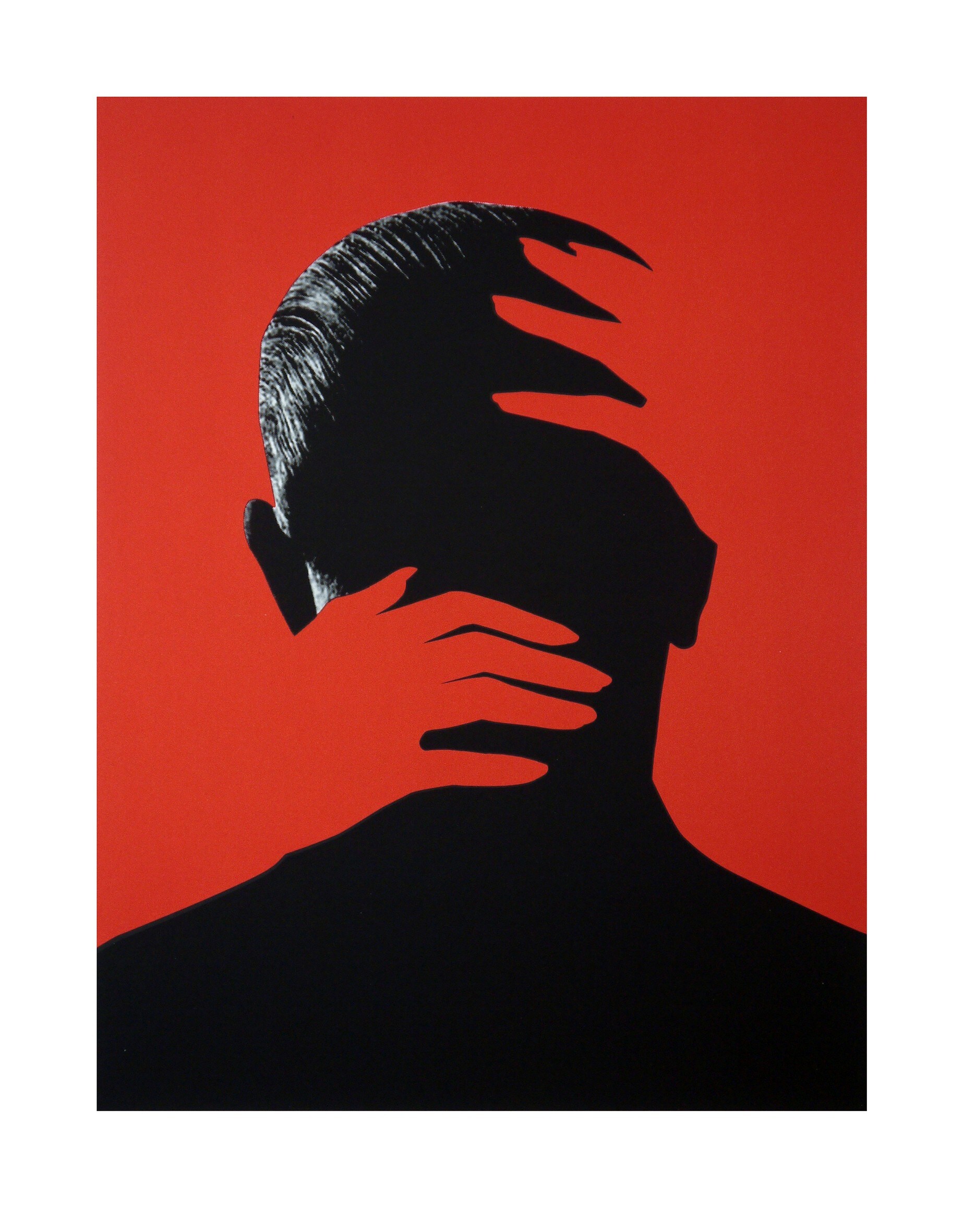 Joe Webb, Embrace Red Edition, Silkscreen on paper