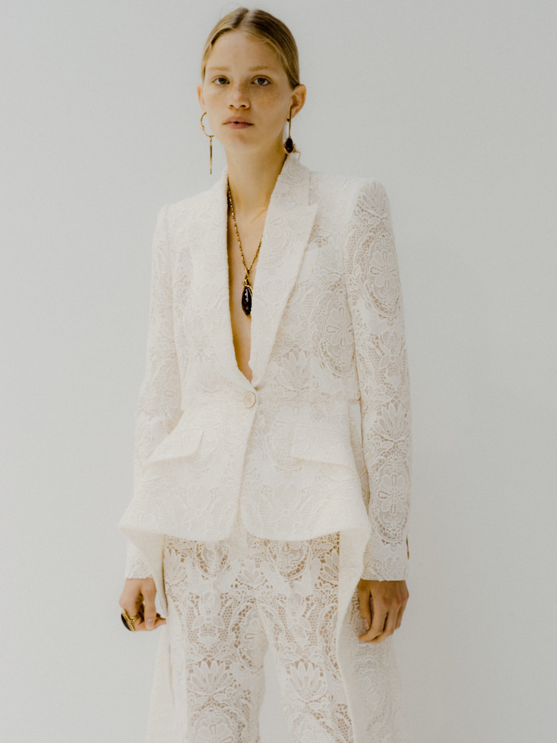 Komilla White Lace Embroidered Silk Suit-bdsngoinhaviet.com.vn