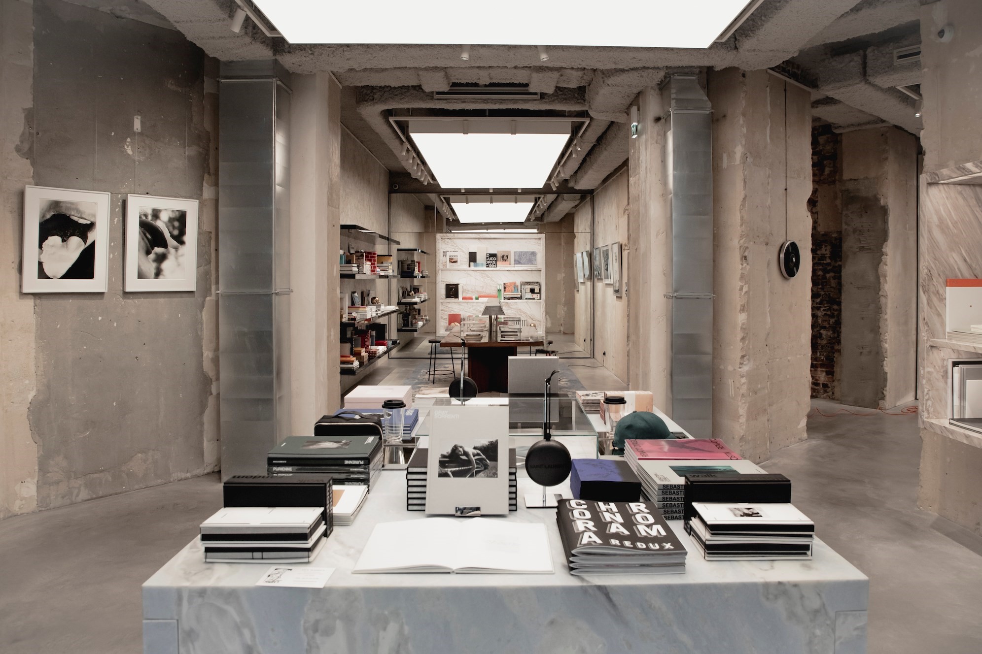 Inside Babylone, Saint Laurent's New Brutalist Bookshop in Paris | AnOther