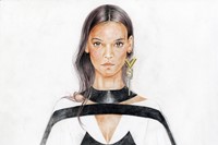 Liya Kebede for Louis Vuitton A/W14