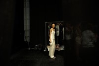 Backstage at Richard Chai