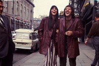 Sonny &amp; Cher after performing live for a TV recording, June