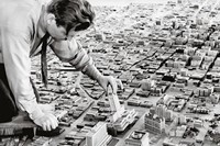 A minutely detailed model of downtown Los Angeles was a WPA 