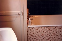 Bathroom at 77 Barton Street, 1987