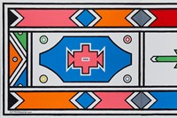 Esther Mahlangu_E289 180x600cm 2010