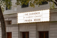 The Audience at Prada Mode by Elmgreen &amp; Dragset