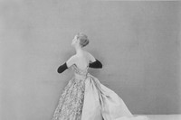 Dognin lace evening dress, 1951