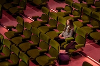 The Audience at Prada Mode by Elmgreen &amp; Dragset