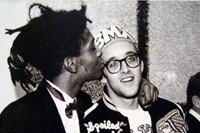 Keith Haring and Jean Michel Basquiat, 1987